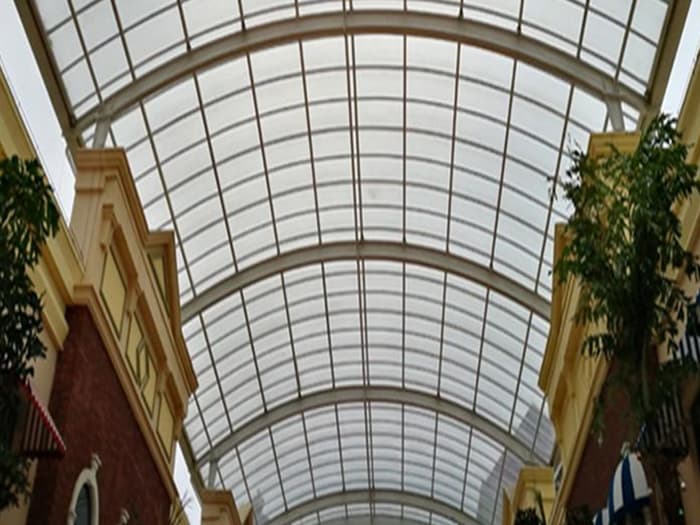 葫芦岛屋面网架顶棚吊装方案